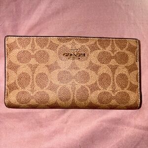 Coach Brown Signature Wallet